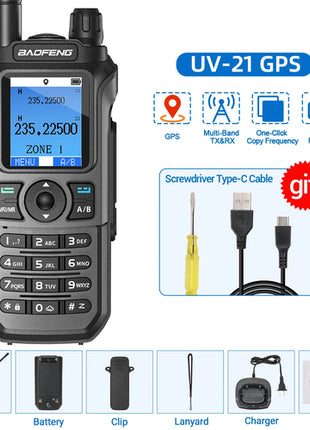 Baofeng UV 21 Pro Wireless Copy Frequency Walkie Talkie Long Range