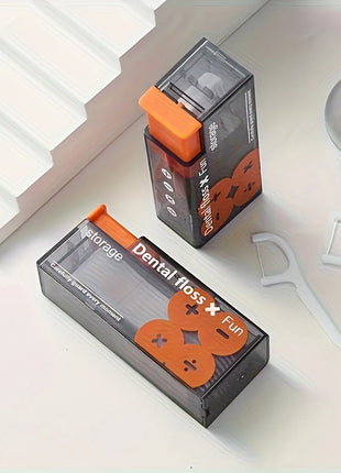 Portable Floss Dispenser Includes 10Pcs Floss Automatic Ejectable