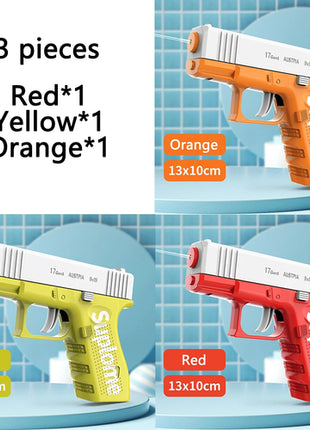 Summer Mini Water Gun Non Electric Pistol High-pressure Full Automatic