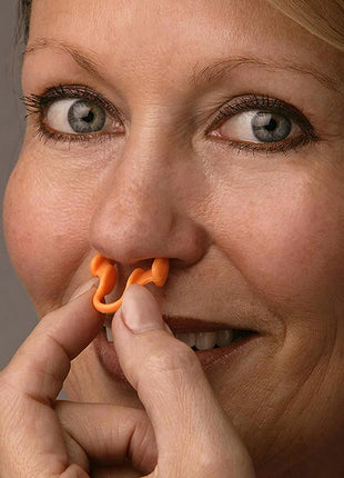 2pcs Mini Stop Snoring Device Silicone Elastic Nose Clip Anti-Snoring