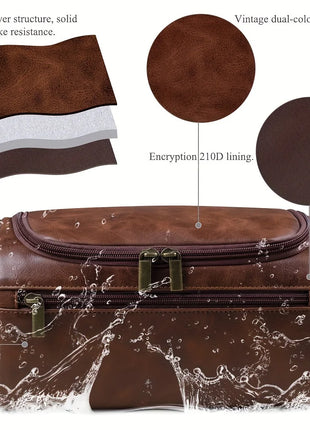 Custom Laser-Engraved Waterproof Multifunction Men's Wallet and