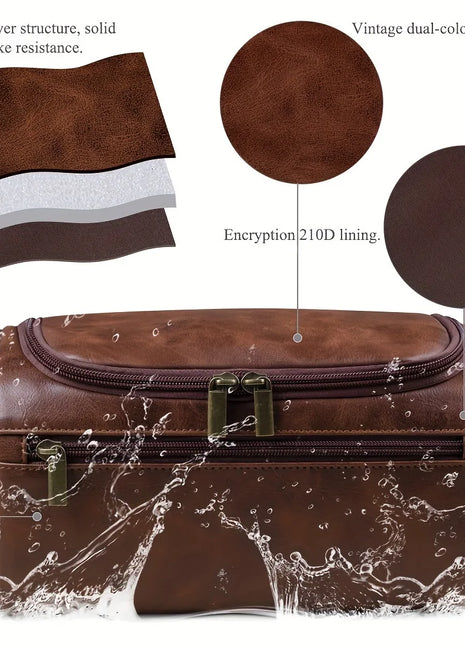 Custom Laser-Engraved Waterproof Multifunction Men's Wallet and