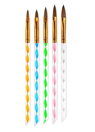 Nail Art Brush Remove Nail Dust Brush Acrylic UV Gel Polish Powder