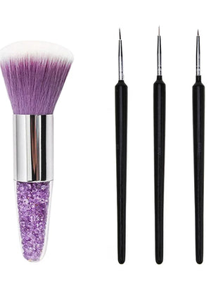 Nail Art Brush Remove Nail Dust Brush Acrylic UV Gel Polish Powder