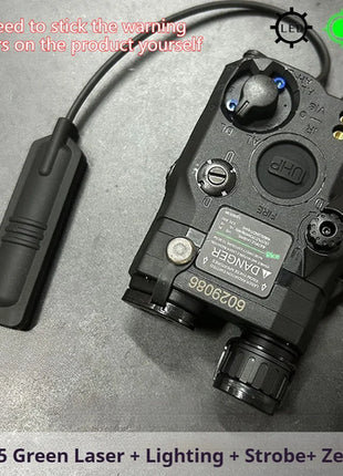 Tactical Airsoft PEQ-15 PEQ15 LA5C Red Dot Green Blue IR Fill Light