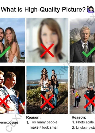 Personalized Picture Name Wallet Engraved Photo Short Purse Custom