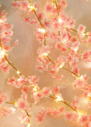 180CM Artificial Sakura Flowers Vine for Wedding Decoration Garden