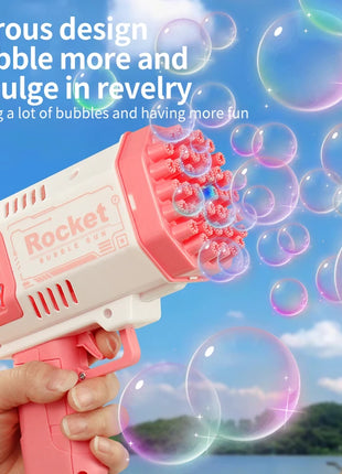 40 Hole Bubble Machine Fully Automatic Bubble Blowing Light Outdoor