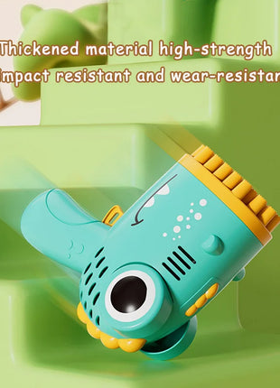 40 Hole Dinosaur Bubble Handheld Bubble Machine, Electric Bubble Gun