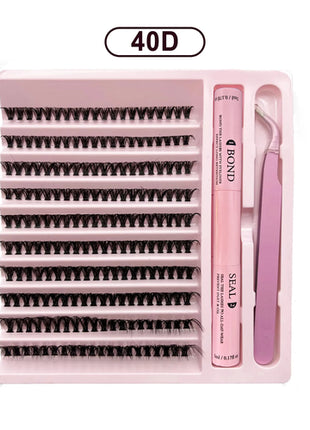 DIY Lashes Extension Kit Lash Bond and Seal Remover Eyelashes 200 PCS