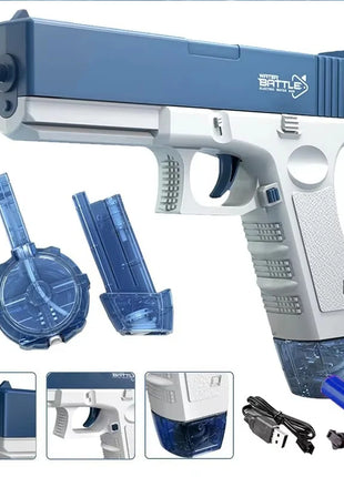 Electric Water Gun Toy Portable Automatic  Electric Burst Water Gun
