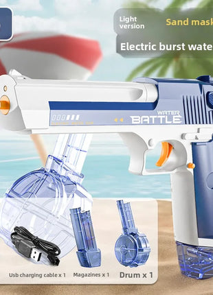 Electric Water Gun Toy Portable Automatic  Electric Burst Water Gun