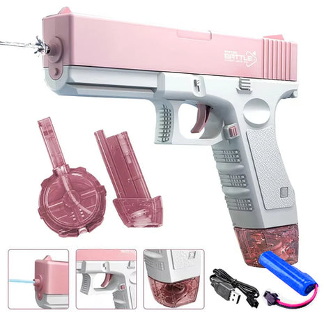 Electric Water Gun Toy Portable Automatic  Electric Burst Water Gun