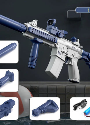 Fun Water Gun Electric M416 AK47 Glock Pistol Shooting Toy Full