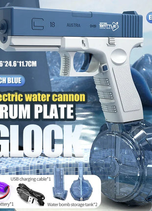 Fun Water Gun Electric M416 AK47 Glock Pistol Shooting Toy Full