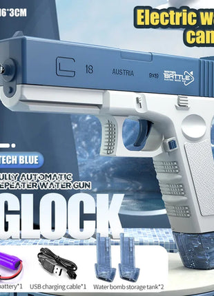 Fun Water Gun Electric M416 AK47 Glock Pistol Shooting Toy Full