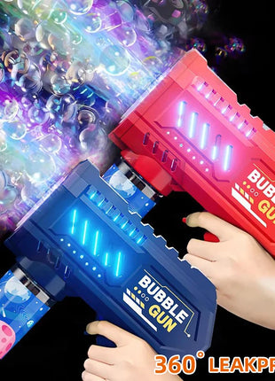 Fully Automatic Bubble Gun Rocket Bubbles Machine Automatic Blower