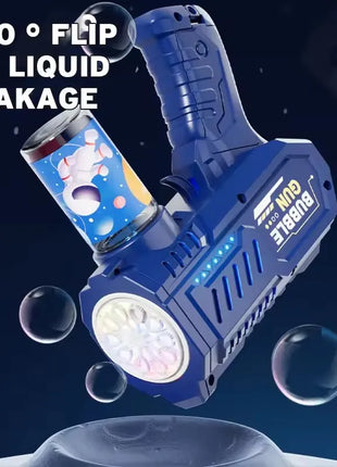 Fully Automatic Bubble Gun Rocket Bubbles Machine Automatic Blower