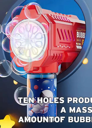 Fully Automatic Bubble Gun Rocket Bubbles Machine Automatic Blower
