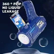 Fully Automatic Bubble Gun Rocket Bubbles Machine Automatic Blower