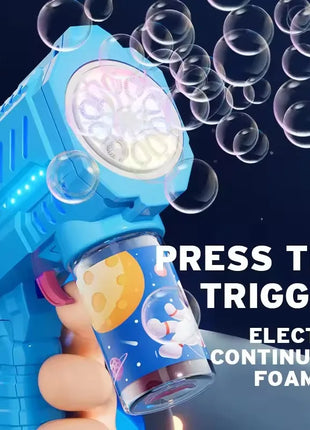 Fully Automatic Bubble Gun Rocket Bubbles Machine Automatic Blower