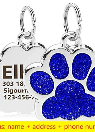 Personalized Dog Cat CustomTags Engraved Puppy Pet ID Name Collar  Tag