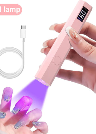 YIKOOLIN Convenient Handheld Nail Dryer Lamp UV/LED Nail Curing All