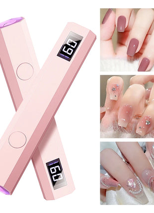 YIKOOLIN Convenient Handheld Nail Dryer Lamp UV/LED Nail Curing All