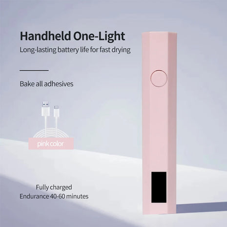 YIKOOLIN Convenient Handheld Nail Dryer Lamp UV/LED Nail Curing All