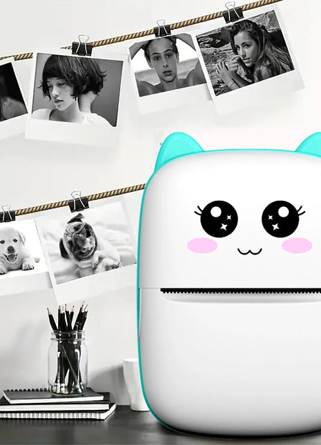 Mini-printer, Thermal Printer Ink-free Portable Sticker Printer