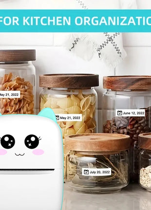 Mini-printer, Thermal Printer Ink-free Portable Sticker Printer