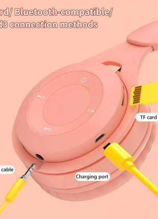 Y08 Wireless Bluetooth Headphone  Macaron Headphones Stereo Headband