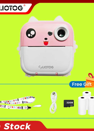 Children Digital Camera 1080P HD Toys Thermal Print Camera for Boys