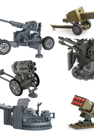 World War 2 WW2 Antiaircraft Gun Rocket Artillery Military Army War