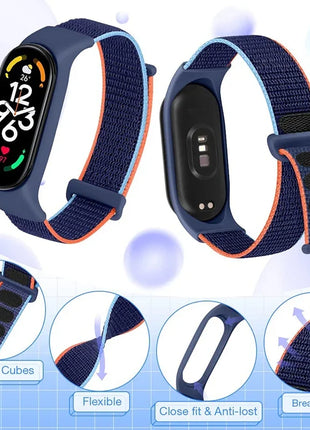 Nylon loop For Xiaomi Mi Band 7-7 nfc smartwatch Wristband Sport