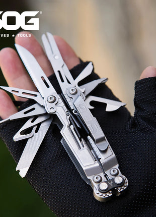 SOG PowerPint 18-in-1 Tactical Multi-Tool with Folding Pliers & Knife