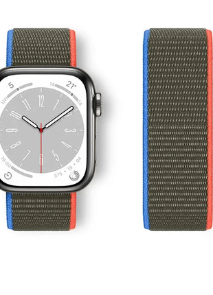 Nylon Loop For Apple Watch Band 44mm 40mm 45mm 41mm 42mm 38/45 mm