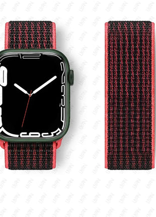 Nylon Loop For Apple Watch Band 44mm 40mm 45mm 41mm 42mm 38/45 mm