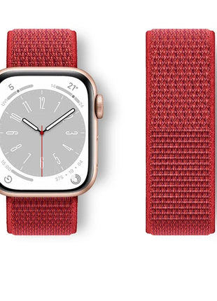 Nylon Loop For Apple Watch Band 44mm 40mm 45mm 41mm 42mm 38/45 mm