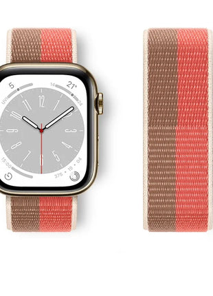 Nylon Loop For Apple Watch Band 44mm 40mm 45mm 41mm 42mm 38/45 mm
