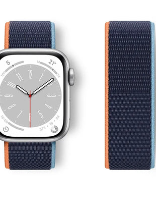 Nylon Loop For Apple Watch Band 44mm 40mm 45mm 41mm 42mm 38/45 mm