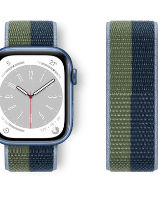 Nylon Loop For Apple Watch Band 44mm 40mm 45mm 41mm 42mm 38/45 mm