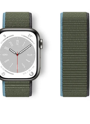 Nylon Loop For Apple Watch Band 44mm 40mm 45mm 41mm 42mm 38/45 mm