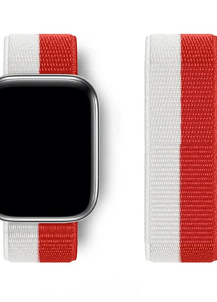 Nylon Loop For Apple Watch Band 44mm 40mm 45mm 41mm 42mm 38/45 mm