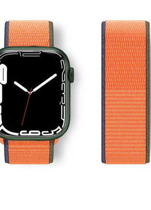 Nylon Loop For Apple Watch Band 44mm 40mm 45mm 41mm 42mm 38/45 mm
