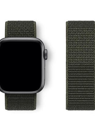Nylon Loop For Apple Watch Band 44mm 40mm 45mm 41mm 42mm 38/45 mm