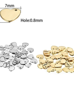 Laser Logo Tag Stainless Steel | Pendant Laser Steel Customized |