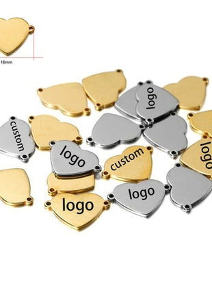 Laser Logo Tag Stainless Steel | Pendant Laser Steel Customized |