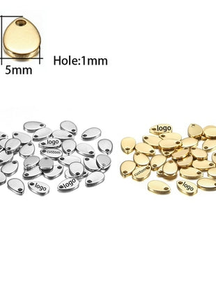 Laser Logo Tag Stainless Steel | Pendant Laser Steel Customized |