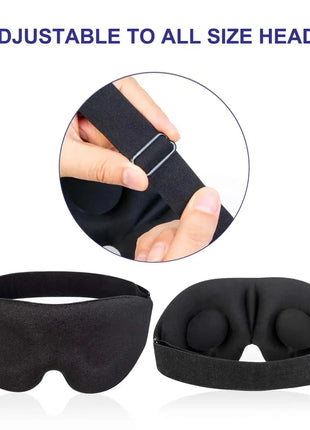 Eye Mask for Sleeping 3D Contoured Cup Blindfold Concave Molded Night